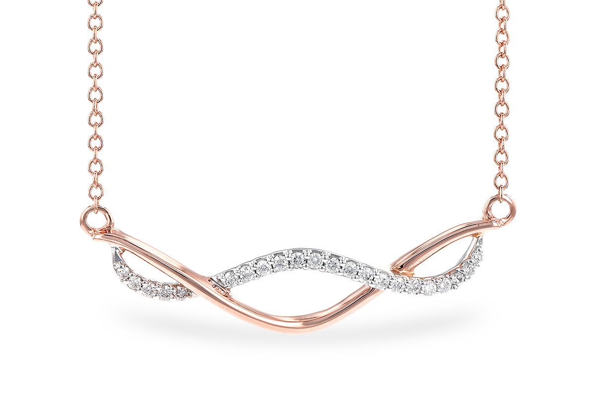 K318-54492: NECKLACE .14 TW