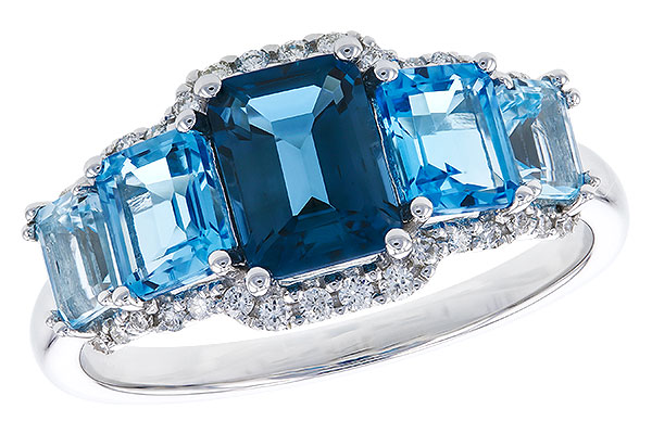 K319-39983: LDS RG 2.15 TW BLUE TOPAZ 2.30 TGW