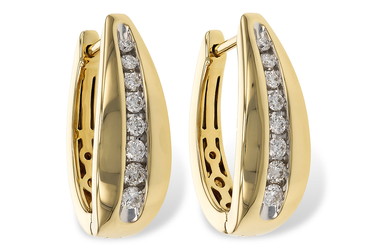 K319-45374: EARRINGS .40 TW