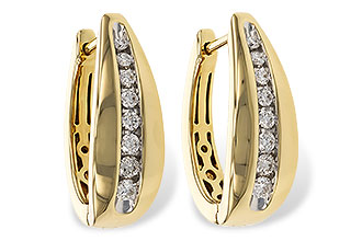 K319-45374: EARRINGS .40 TW