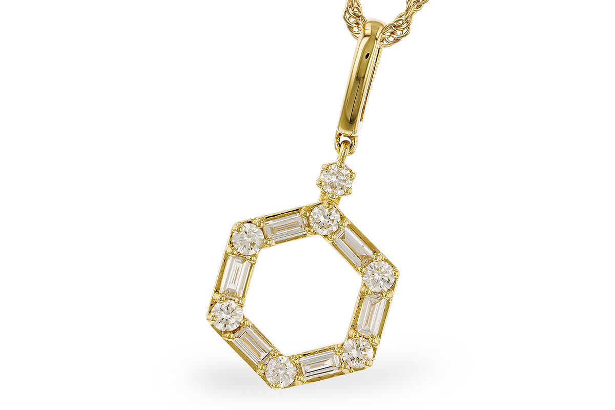K320-28174: NECKLACE .14 BAG .35 TW