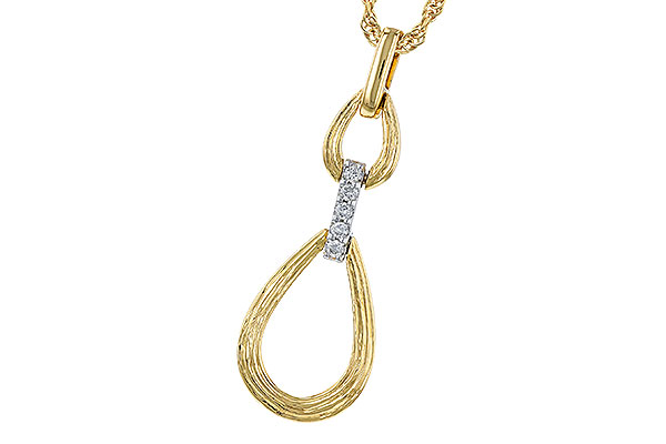 K320-29011: NECKLACE .04 TW