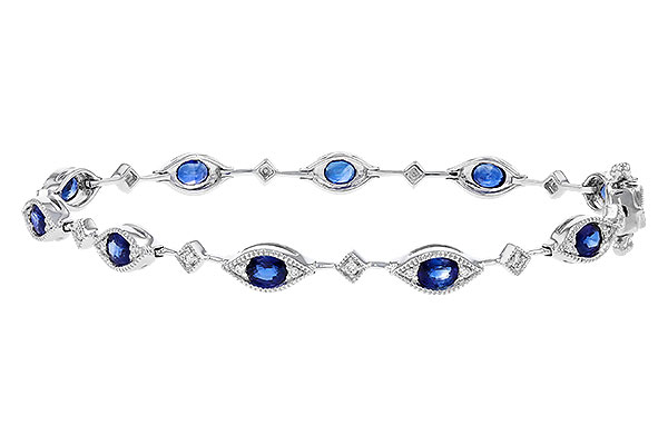 K320-29074: BRACELET 2.31 SAPPHIRE 2.50 TGW (7")