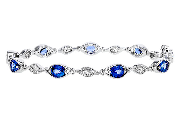 K320-29992: BRACELET 4.02 SAPPHIRE 4.26 TGW (7")