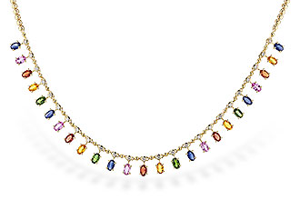 K320-31747: NECK 6.75 MULTI-COLOR SAPP 7.21 TGW (17.25")