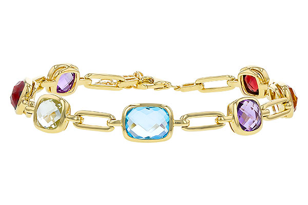K320-31774: BRACELET 8.87 TW SEMI-PREC (GT,CIT,AMY,G.AMY,BT)