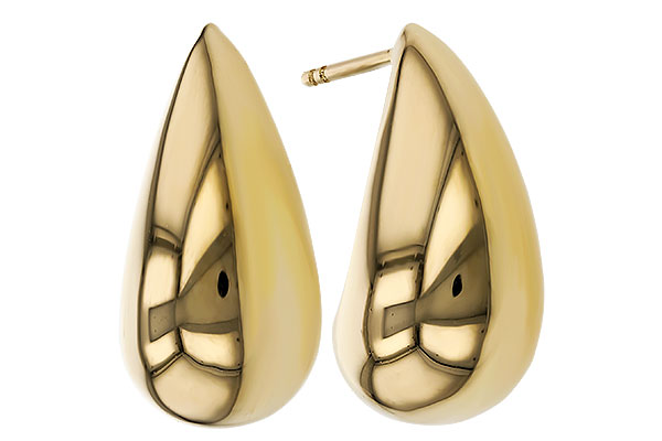 K320-33583: GOLD EARRINGS (20MM)