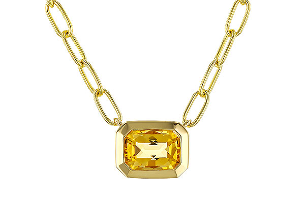 K320-33611: NECKLACE .86 CITRINE (18")