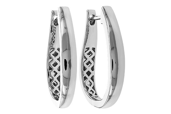 K320-33620: GOLD EARRINGS (22MM)