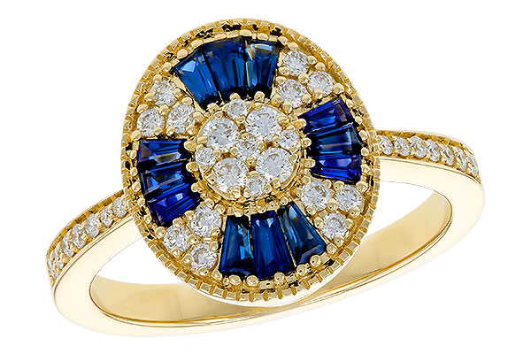 K320-34529: LDS RG .56 TW SAPPHIRE .86 TGW