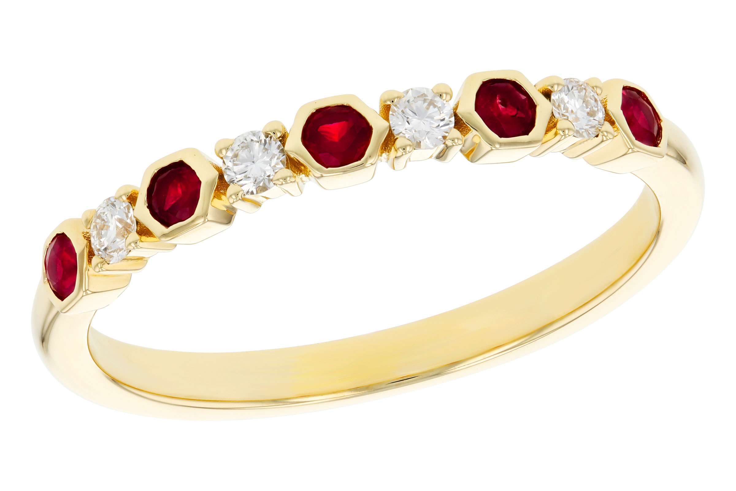 K321-21765: LDS WED RG .14 TW RUBY .24 TGW