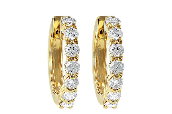 L046-67192: EARRINGS 1.00 CT TW