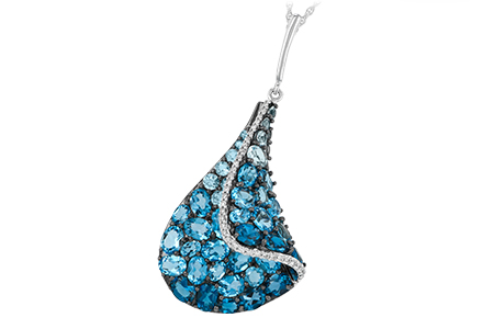 L233-05401: NECK 4.81 BLUE TOPAZ 4.94 TGW