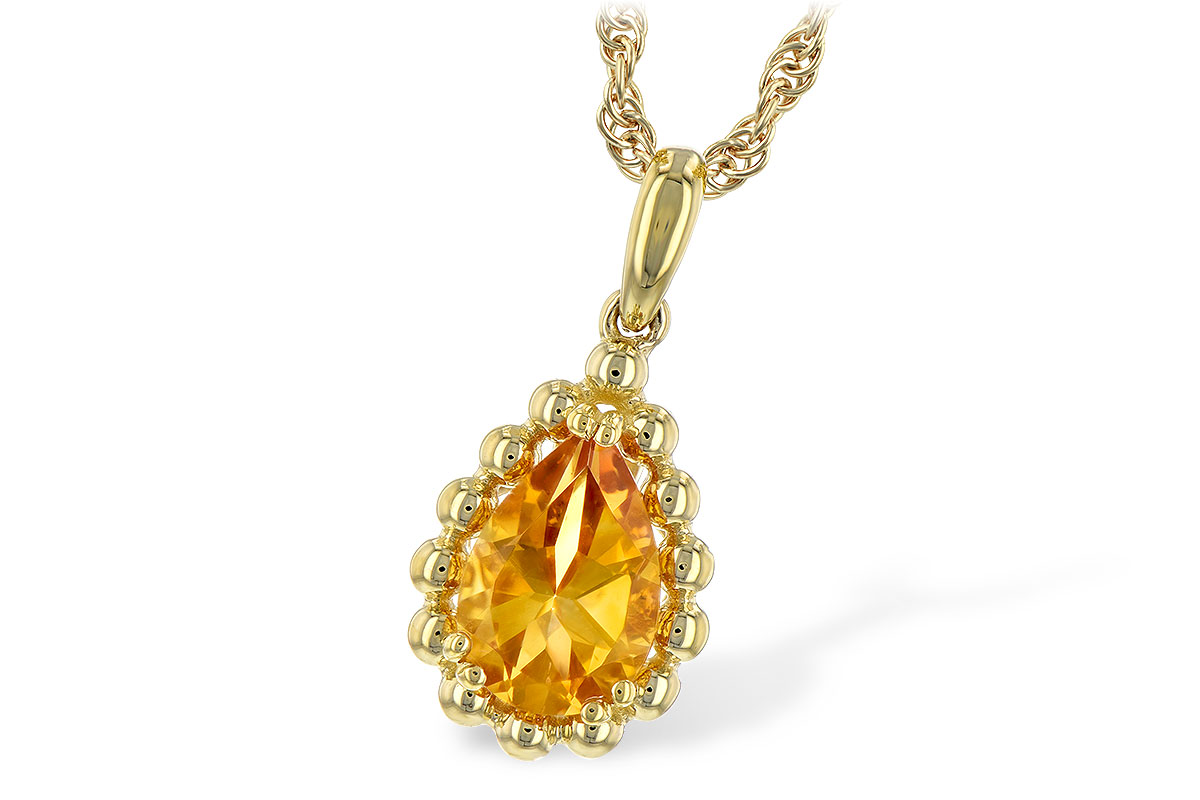 L234-86338: NECKLACE 1.06 CT CITRINE