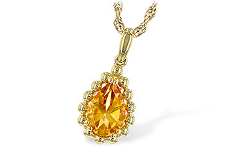 L234-86338: NECKLACE 1.06 CT CITRINE