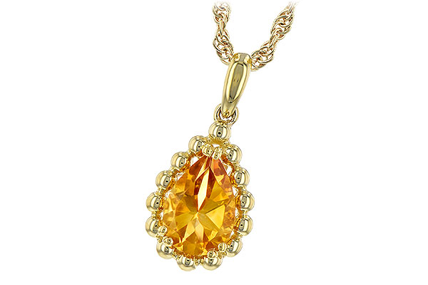 L234-86338: NECKLACE 1.06 CT CITRINE