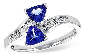 L235-73629: LDS RG .77 TW TANZANITE .90 TGW