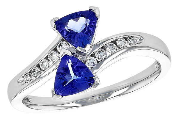 L235-73629: LDS RG .77 TW TANZANITE .90 TGW