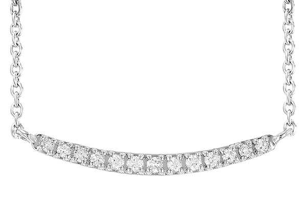 L235-79038: NECKLACE .10 TW (13 STONES)
