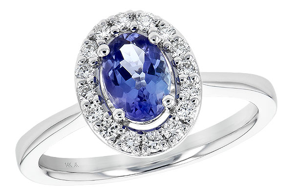 L235-79974: LDS RG .73 TANZANITE .97 TGW