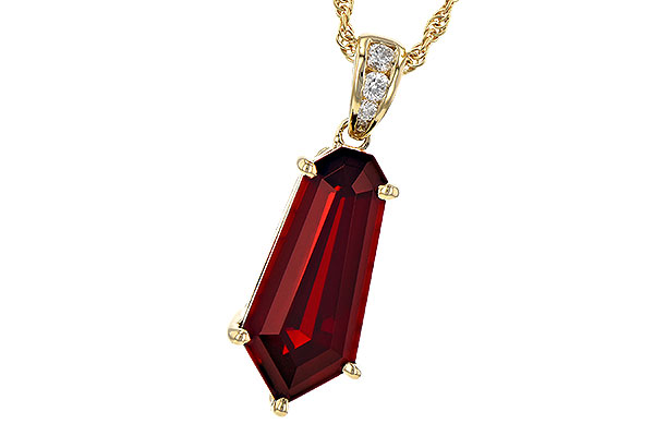 L235-80820: NECK 3.44 GARNET 3.50 TGW