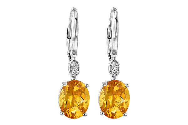 L235-81729: EARR 3.20 TW CITRINE 3.25 TGW (9x7MM CIT)