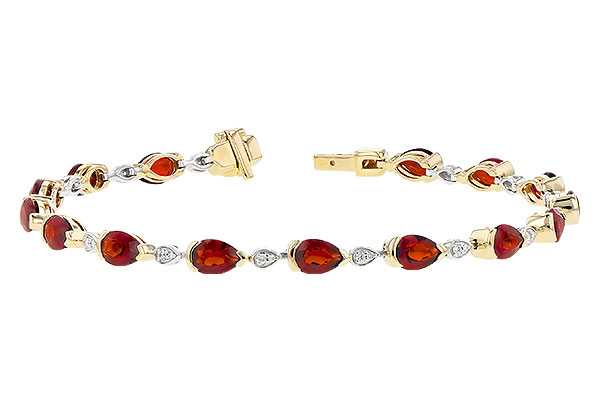 L318-49929: BRACELET 6.44 GARNET 6.60 TGW