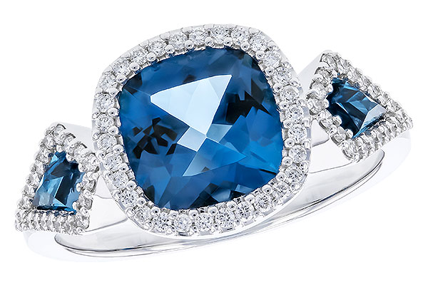 L319-39938: LDS RG 2.46 TW LONDON BLUE TOPAZ 2.72 TGW