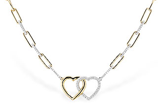 L319-40820: NECKLACE .52 TW