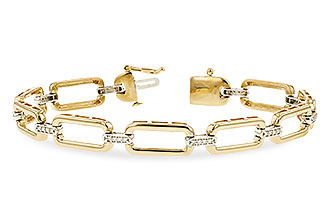 L319-42665: BRACELET .25 TW (7.5" - M234-88138 WITH LARGER LINKS)