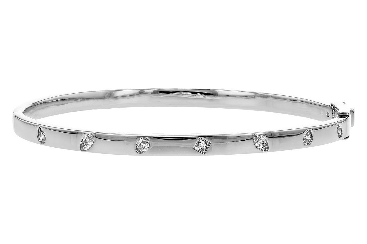 L319-43583: BANGLE .35 TW FANCY CUT DIAMONDS