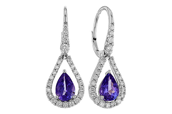 L320-29038: EARR 1.48 TW TANZANITE 1.98 TGW (7x5 PEAR)