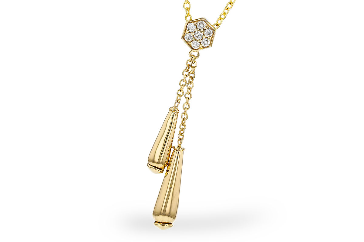 L320-29047: NECKLACE .11 TW