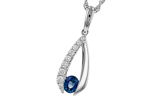 L320-33547: NECKLACE .38 SAPP .54 TGW (5x4 SAPP)
