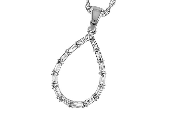 L320-33565: NECKLACE .27 BAG .28 TW