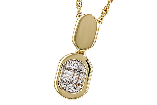 L320-33583: NECKLACE .07 TW BAG .12 TW