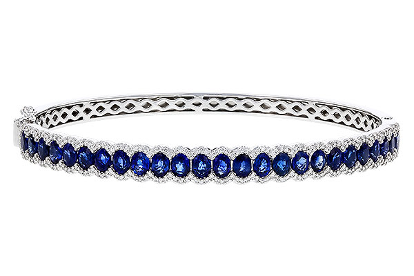 L320-35374: BANGLE 5.09 TW SAPPHIRE 5.65 TGW