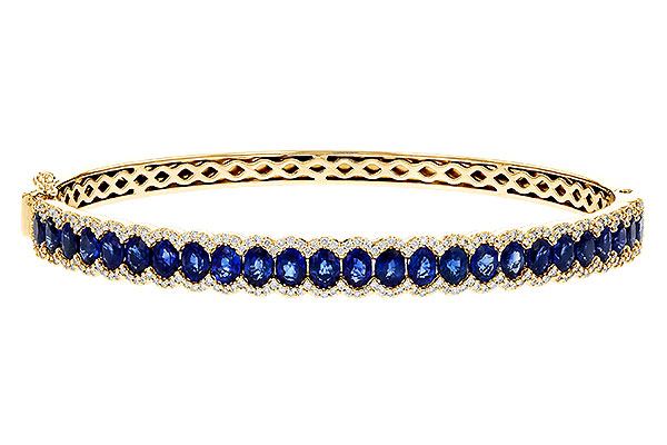 L320-35374: BANGLE 5.09 TW SAPPHIRE 5.65 TGW
