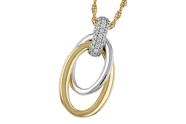 L320-36274: NECKLACE .15 TW
