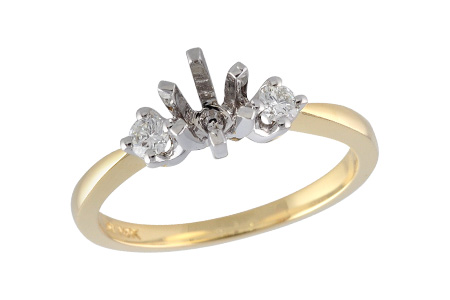 M051-21738: LDS SEMI DIA RING .14 TW