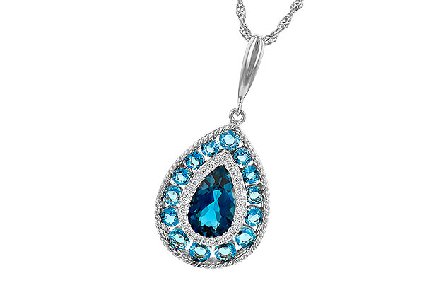 M235-77247: NECK 2.55 TW BLUE TOPAZ 2.65 TGW