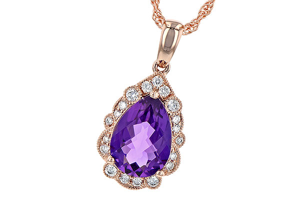 M235-80838: NECKLACE 1.53 AMETHYST 1.68 TGW