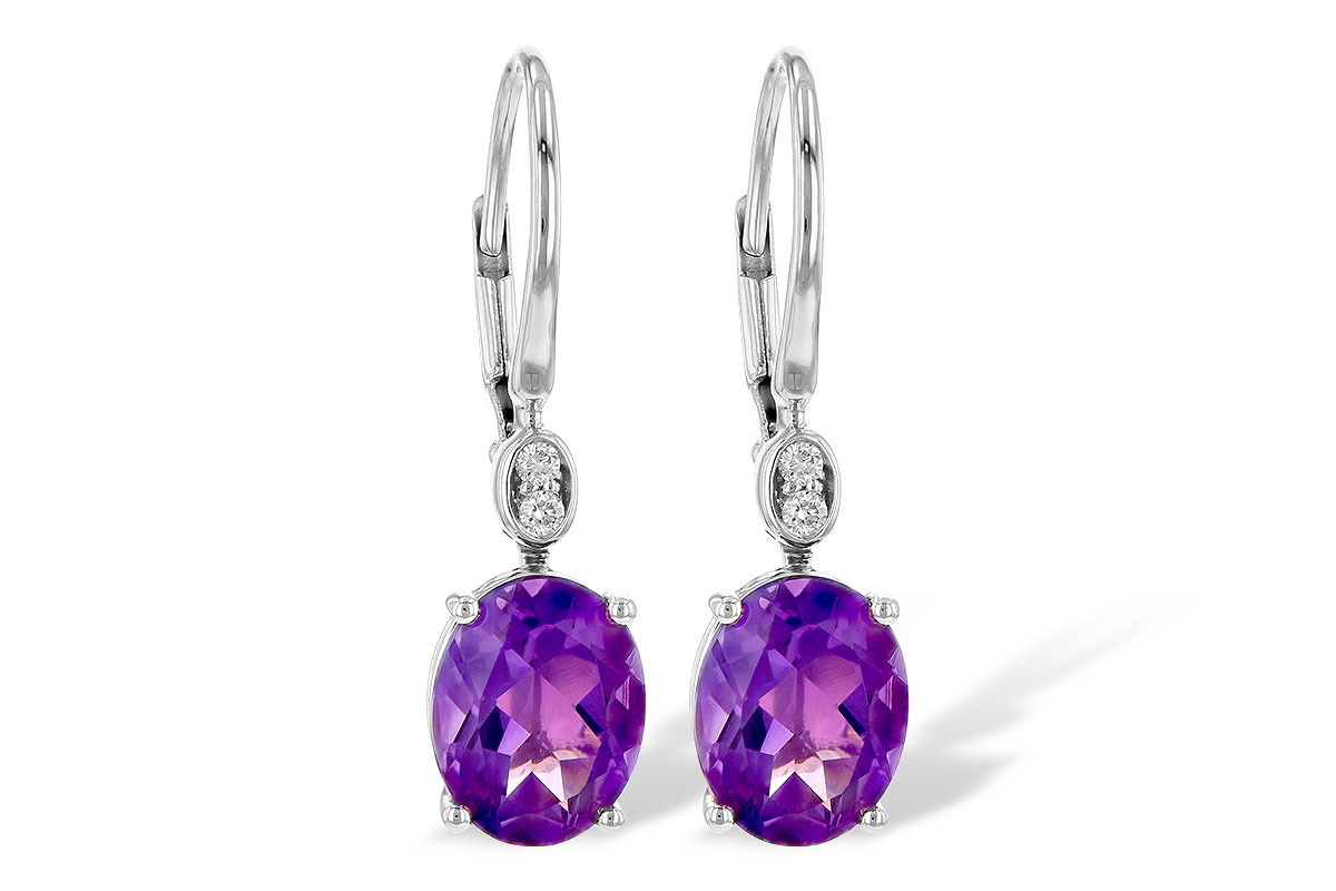 M235-81729: EARR 2.85 TW AMETHYST 2.90 TGW (9x7MM AMY)