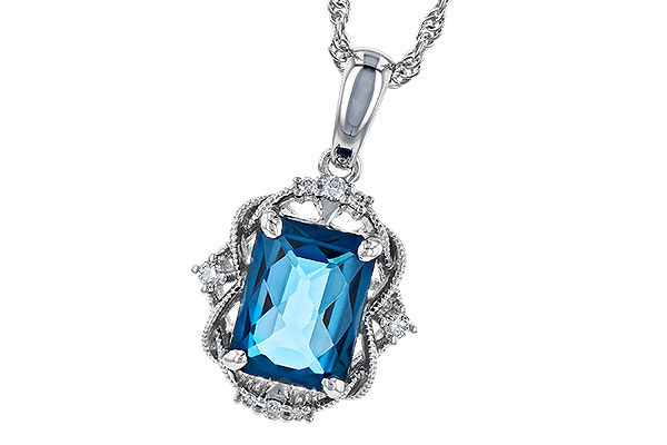 M318-49029: NECK 1.68 LONDON BLUE TOPAZ 1.73 TGW (8x6MM LBT)