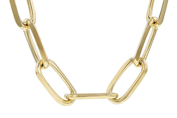 M319-42683: PAPERCLIP XL (8IN, 5.2MM, 14KT, LOBSTER CLASP)