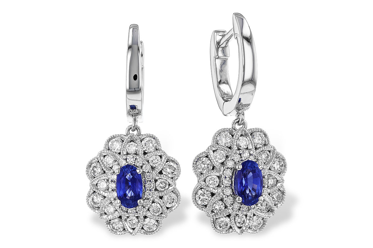 M319-44483: EARR .68 TW SAPPHIRE 1.42 TGW (5x3MM SAPP)