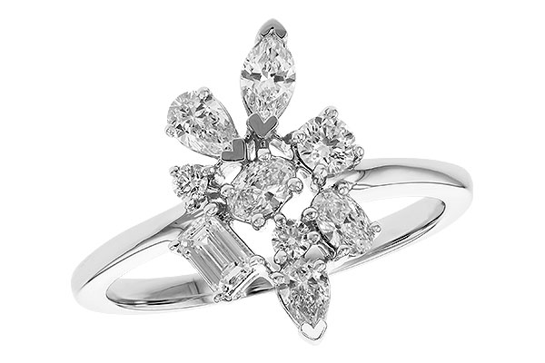 M319-44538: LDS DIA RG .75 TW FANCY CUT DIAMONDS