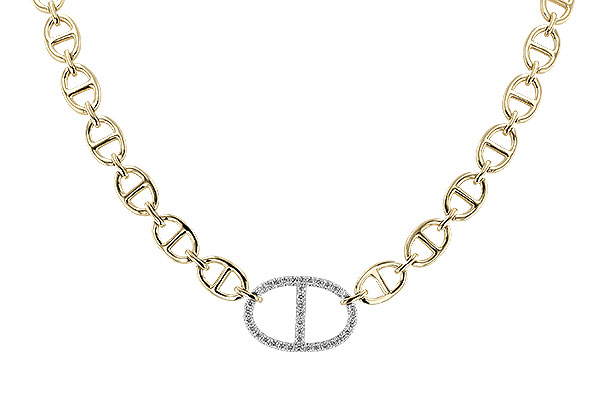 M319-45392: NECKLACE .65 TW (17")