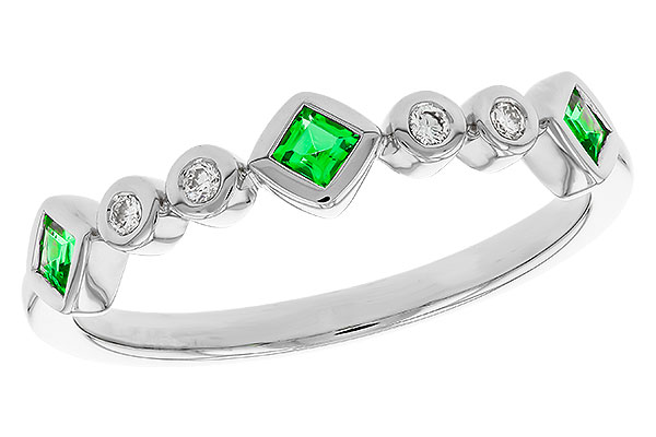 M320-32710: LDS WED RG .14 TW EMERALD .19 TGW