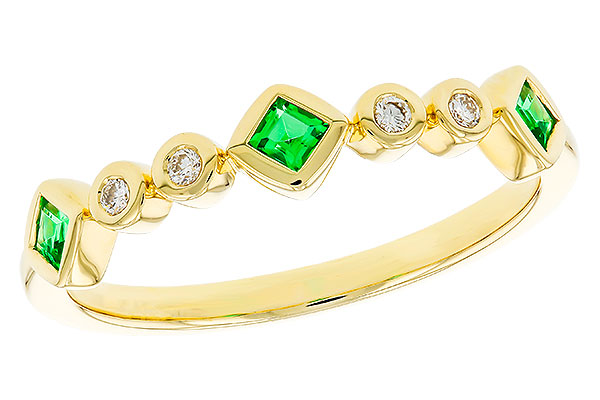 M320-32710: LDS WED RG .14 TW EMERALD .19 TGW